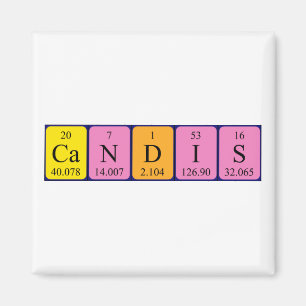 Imã ímã de mesa periódica Candis