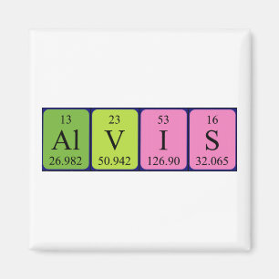 Imã ímã de mesa periódica do Alvis
