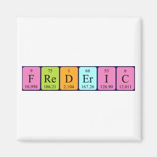 Imã ímã de mesa periódica Frederic