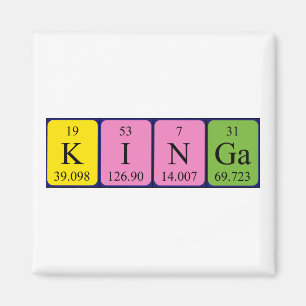 Imã ímã de mesa periódica Kinga