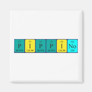 Imã ímã de mesa periódica Pippino