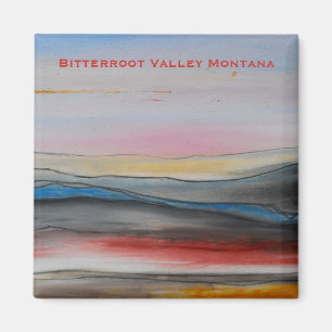 Imã Ímã de Montana do vale do Bitterroot