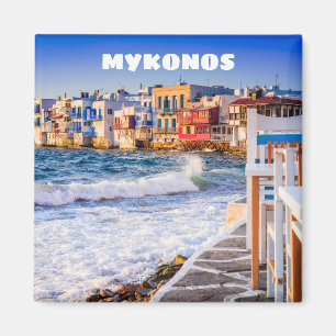 Imã Ímã de Mykonos com pouca Veneza