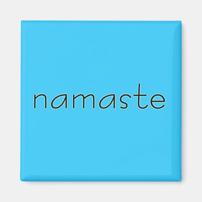 Imã ímã de namaste (Frente)