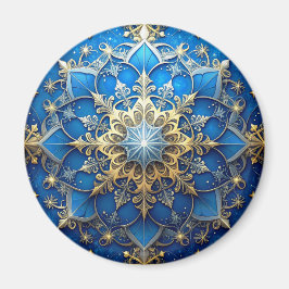 Imã Ímã de Natal Azul Decorativo de Férias