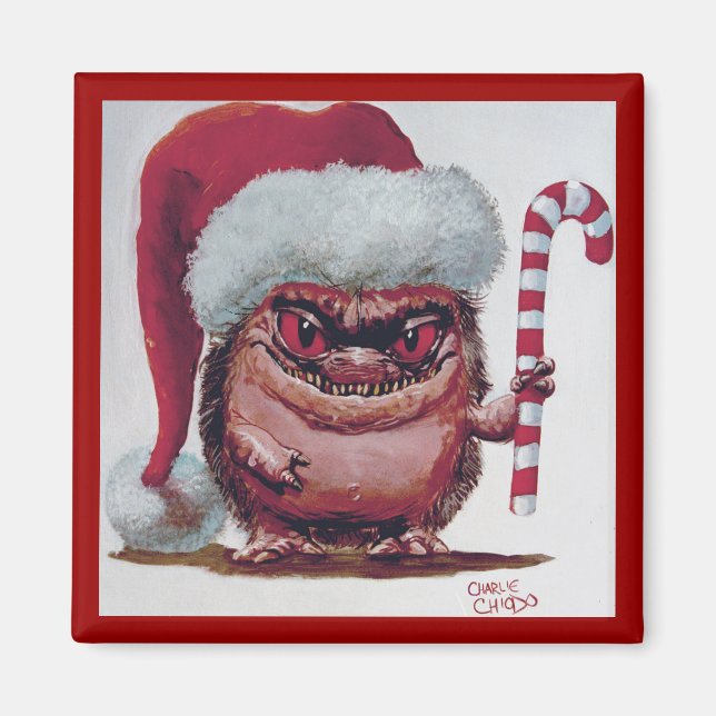 Imã Ímã de Natal de Criatura (Frente)