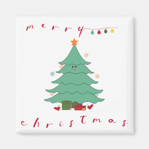 Imã Ímã de Natal Fofo   Árvore de Natal Kawaii