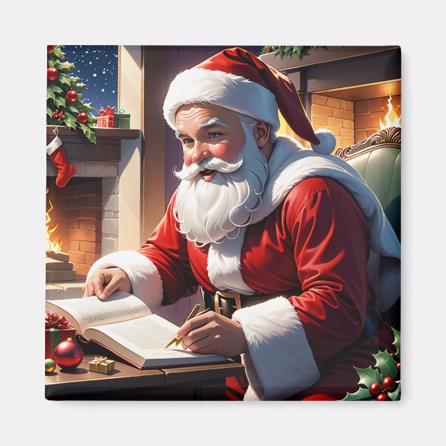 Imã Ímã de Natal Papai Noel (Frente)
