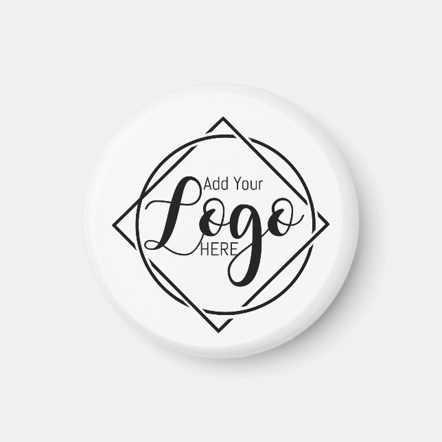 Imã Ímã de Negócios Personalizado com Logo Fofo | Bu P (Frente)