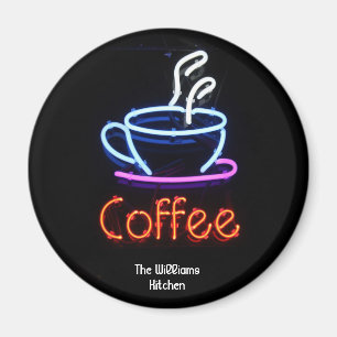 Imã Ímã de néon do sinal do café