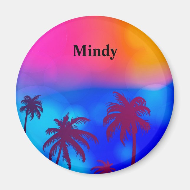 Imã Ímã de Nome Personalizado (Frente)