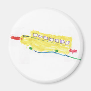 Imã ímã de ônibus escolar