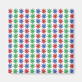 Imã Ímã de Padrão Abstrato Ímpar