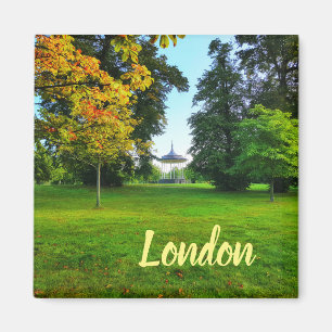 Imã Ímã de paisagem do Parque Verde de Londres no Outo