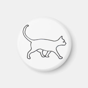 Imã ímã de passeio do gato