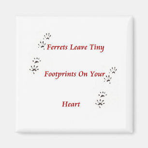 Imã Ímã de Pawprints da doninha