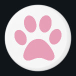 Imã Ímã de Pegada de Pata<br><div class="desc">Design divertido de pegada de pata para amantes de animais!</div>