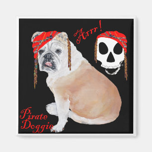 Imã Ímã de Pirata Bulldog Inglês