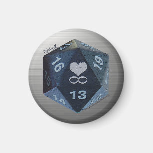 Imã Ímã de PolyGeek - preto