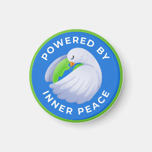 Imã Ímã de Pombo da Paz com Energia da Paz Interior