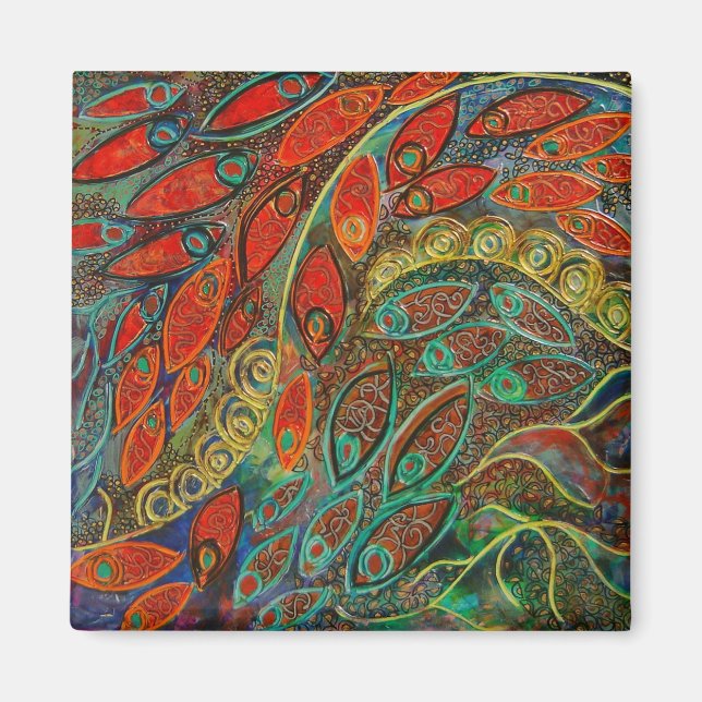 Imã ímã de porta giratória (pintura) (Frente)