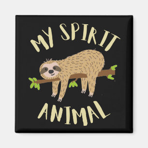 Imã ímã de preguiça meu animal espiritual