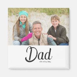 Imã Ímã de Presente de Foto do Papai