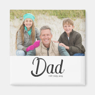Imã Ímã de Presente de Foto do Papai