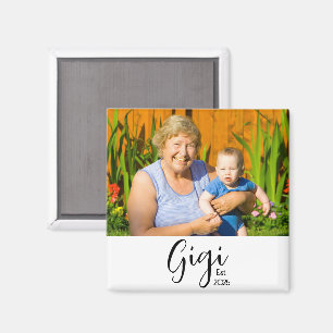 Imã Ímã de Presente de Foto Estabelecida Gigi