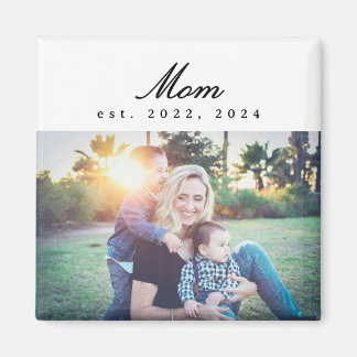 Imã Ímã de Presente de Foto Estabelecida pela Mamãe