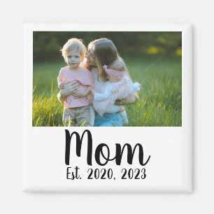 Imã Ímã de Presente de Foto Estabelecida pela Mamãe