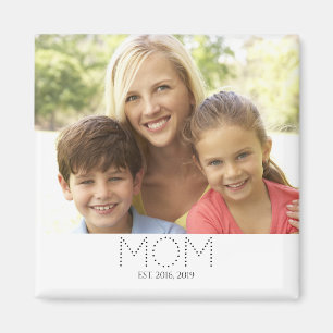Imã Ímã de Presente de Foto Estabelecida pela Mamãe