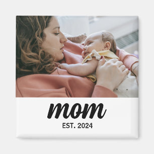 Imã Ímã de Presente de Foto Estabelecido pela Mamãe