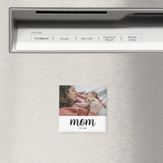 Imã Ímã de Presente de Foto Estabelecido pela Mamãe