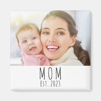Imã Ímã de Presente de Foto Estabelecido pela Mamãe