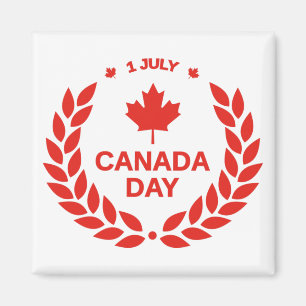Imã Ímã de Pulseira do Dia do Canadá