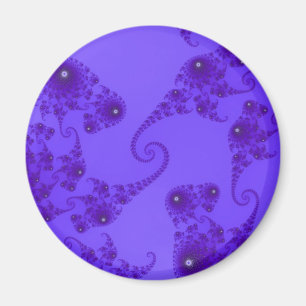 Imã Ímã de Rebanho de Cavalo-Marinho Roxo Azul