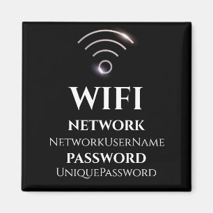 Imã Ímã de Rede WiFi e Senha