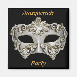 Imã Ímã de Salve a Data da Festa de Mascarada