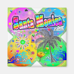 Imã Ímã de Santa Mônica Quadro Seasons