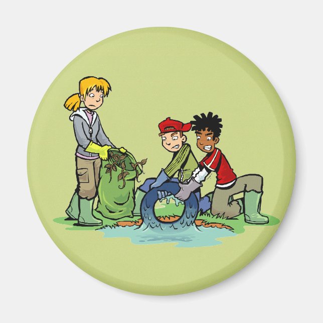 Imã ímã de serviço comunitário (Frente)