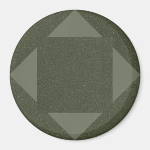 Imã Ímã de Seta Verde com Textura de Musgo Ruído