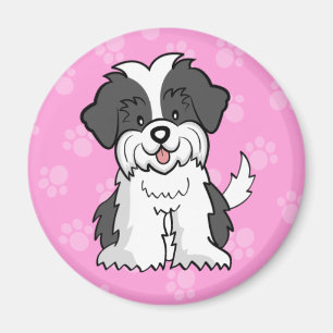 Imã Ímã de ShihTzu dos desenhos animados