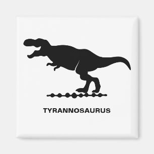 Imã Ímã de Silhueta de Dinossauro Tyrannosaurus