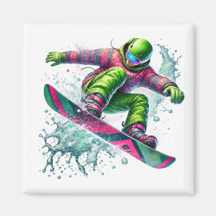 Imã Ímã de Snowboarder