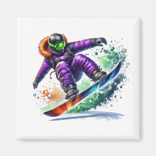 Imã Ímã de Snowboarder