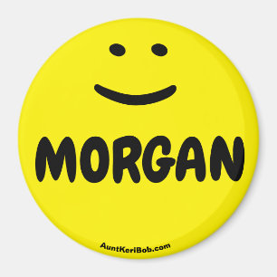 Imã Ímã de sorriso amarelo MORGAN