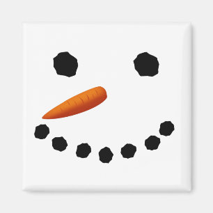 Imã Ímã de sorriso do Natal do boneco de neve