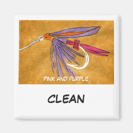 Imã Ímã de status "rosa e roxa"