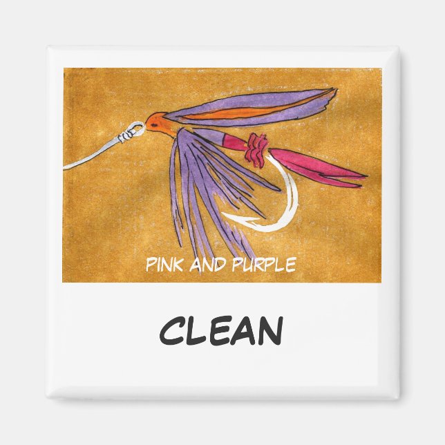 Imã Ímã de status "rosa e roxa" (Frente)